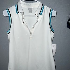 Chicos ZENERGY UPF Polo With Trim